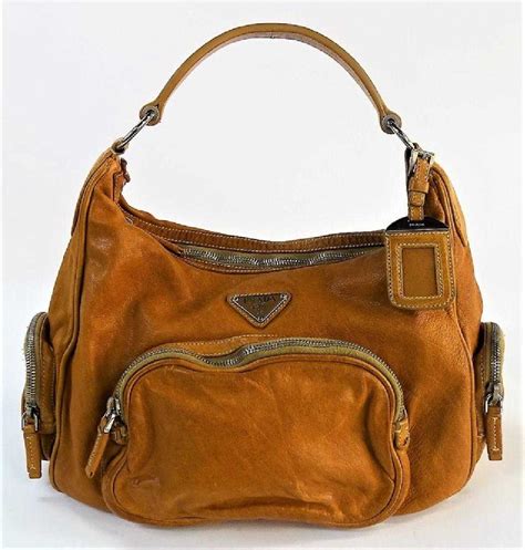 prada shoulder bag tan|prada leather tote.